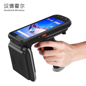 Customized Data Terminal <strong>Pda</strong> <strong>Android</strong> 10 1D/2D <strong>QR</strong> Barcode <strong>Scanner</strong> with External RFID UHF