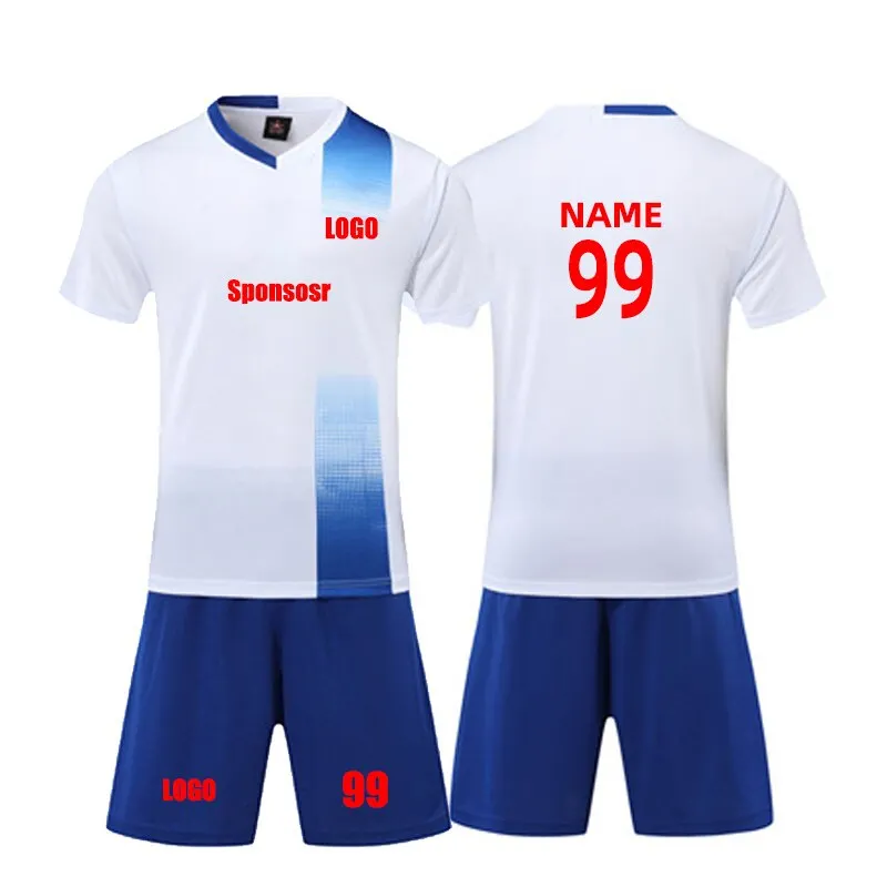 Maglie da calcio personalizzate per bambini, set di magliette da calcio da uomo, divise da calcio per bambini a maniche corte tuta da calcio per adulti