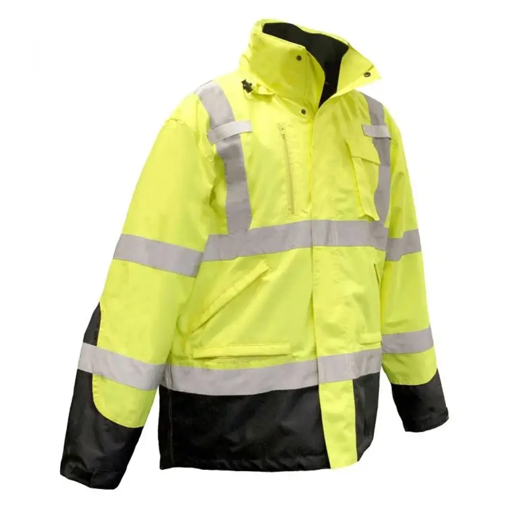 Ropa de seguridad personal para construcción, chaqueta reflectante de alta visibilidad, 2023