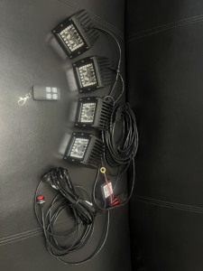 高品质定制频闪灯3英寸越野卡车保险杠立方体RGB工作灯发光二极管立方体吊舱套件4包 - Product Image 3
