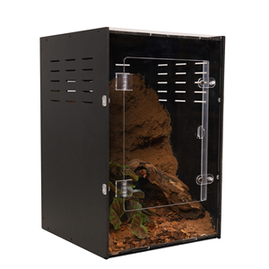 Custom Eco-friendly Stackable Pet Cages for Breeding Terrarium Habitat <strong>Arboreal</strong> Reptile Cage Detachable Reptile Enclosure - Product Image 1