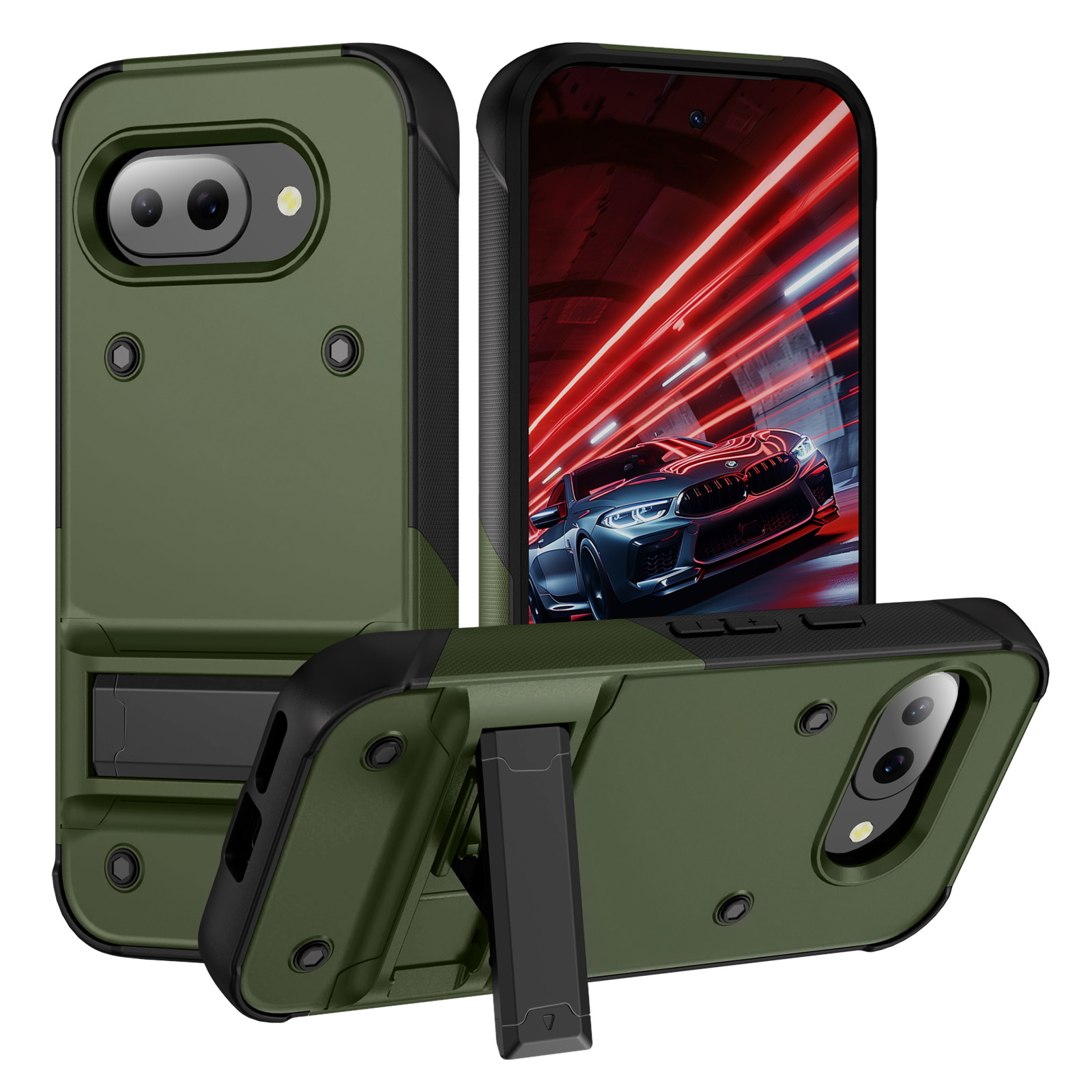 Army Green+Black
