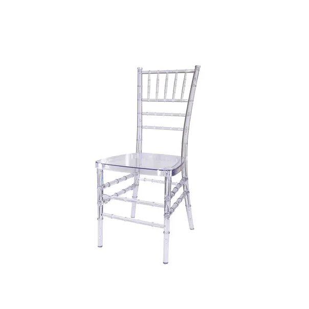 Дешевая прозрачная смола chivari стул и свадебное кресло Тиффани для продажи