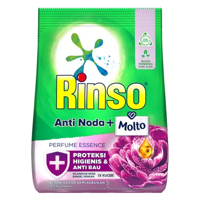 Polvo detergente Rinso, esencia de Perfume de 1,8kg, Limpieza Profunda, detergente en polvo eficaz, venta para lavandería