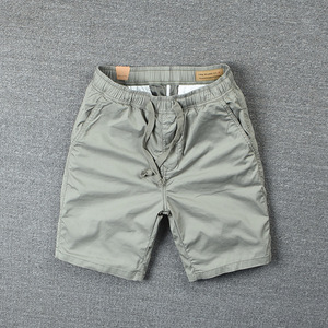 Özel rahat şort Slim Fit Trend <span class=keywords><strong>Capris</strong></span> erkek çok yönlü düz erkek kargo şort