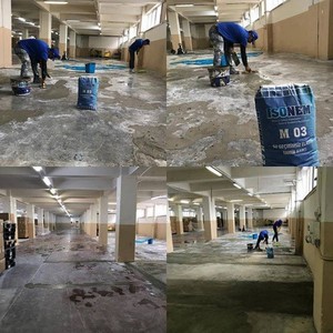 ISONEM M 03 kullanıma hazır esnek su geçirmez polimer modifiye tamir harcı türkiye üreticisi