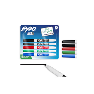 <strong>Chisel</strong> <strong>tip</strong> EXPO dry erase <strong>markers</strong> perfect for bold and fine writing - Product Image 1