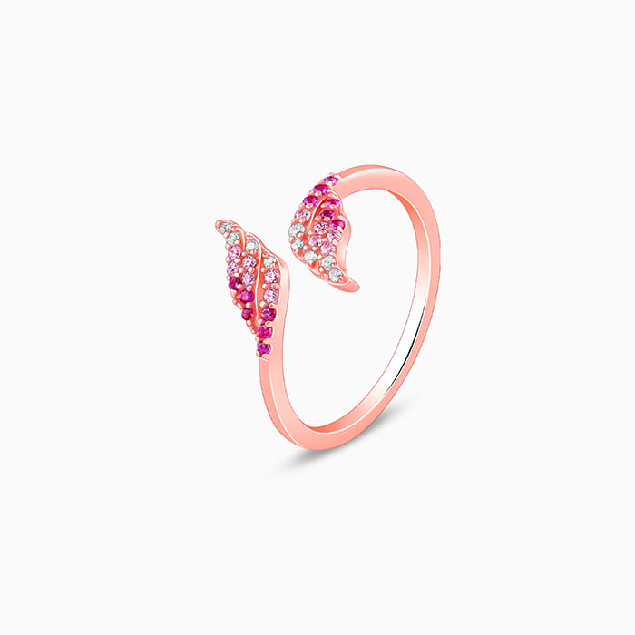 l Rose Gold dream Chaser 925 Sterling Sliver moissanite Ring