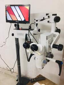 MICROSCOPIO QUIRÚRGICO DENTAL BASCULANTE SOPORTE PISO 5 PASOS CON DIVISOR DE HAZ...
