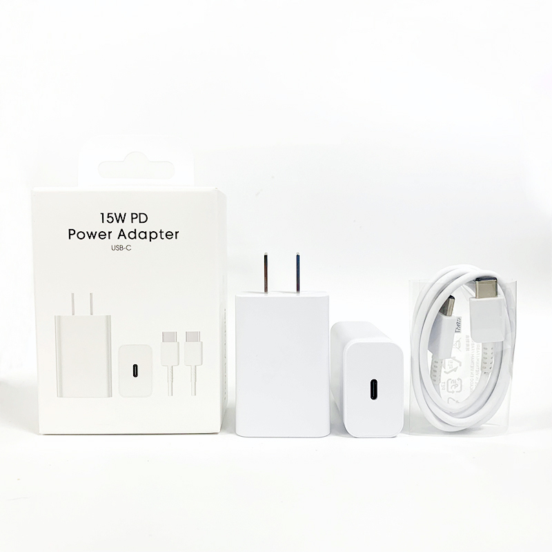 US 15W Charger Set Blanco