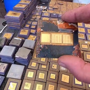 Керамические процессоры Intel 486 и 386 для процессоров, скрап, доступный в австрском процессорном процессоре, золотой штифт для продажи - Product Image 1