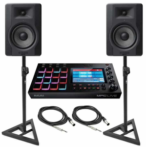 M-audio BX5 stüdyo monitörleri ve standları ile Akai MPC Live - Product Image 2