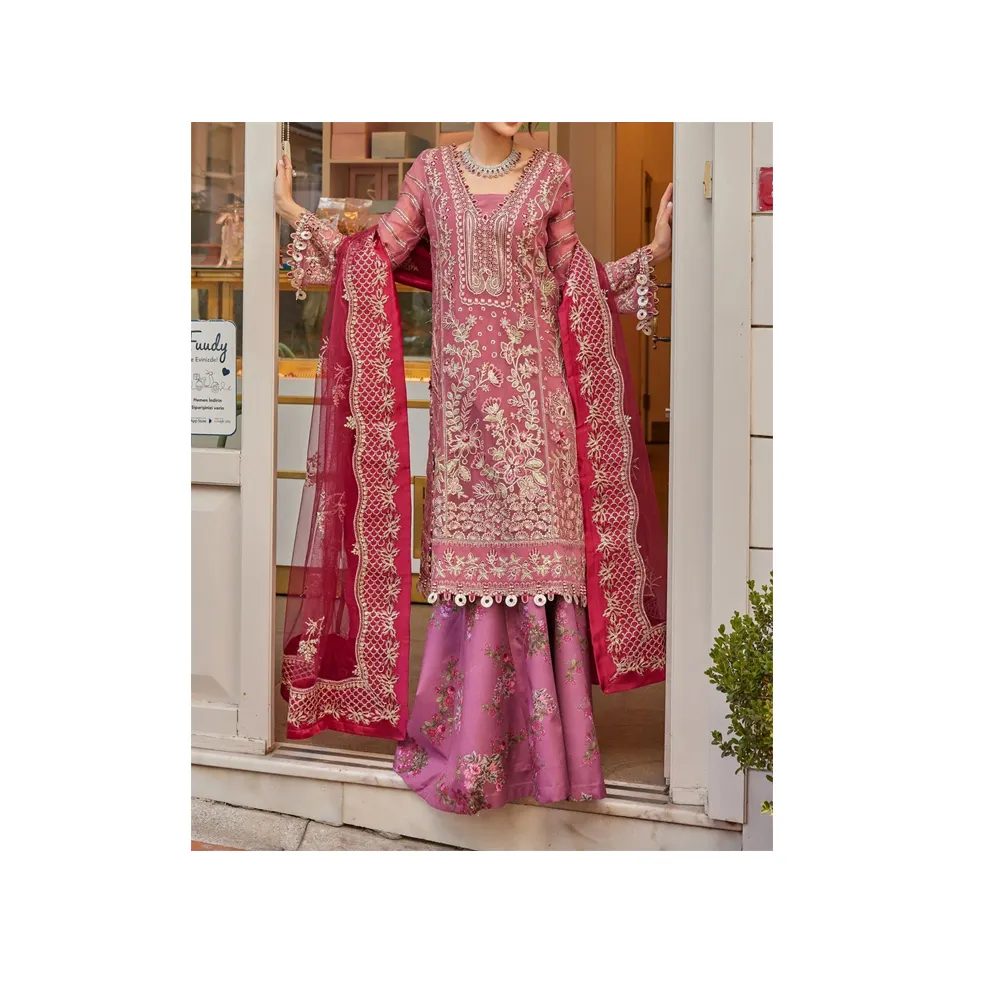 Vendita calda abito pakistano e indiano designer Indian party wear abiti da donna da sposa nuovi arrivi 2023