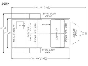 2025 Modern Mini Camper RV Lightweight Teardrop Popup <strong>Caravan</strong> 4x4 Off-Road Use Sleeps 2 People - Product Image 6
