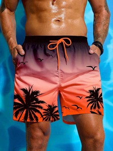 夏の新しいビーチショーツメンズファッションエスニックプリント通気性弾性多彩なストリートカジュアルCapris - Product Image 6