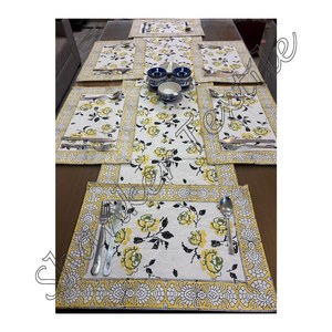 新设计厨房配件桌垫家用纺织品婚礼和派对用装饰晚餐用餐套装