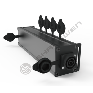 Conectores Powercon 2 unidades de tira de alimentación con Power Twist Entrada/salida Divisor de potencia True 1 Breakout Box - Product Image 3