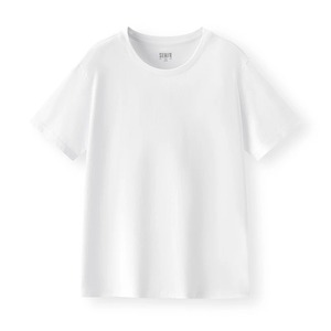 新しい高品質コットンカジュアルTシャツトレンドファッションブランド無地夏男性毎日半袖トップス - Product Image 6