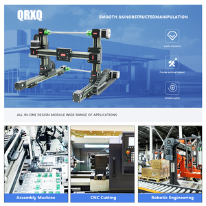 Guías de movimiento lineal CNC QRXQ de 100mm-6000mm de tamaño personalizado para proyectos robóticos guía de pórtico rieles lineales pórtico - Product Image 6