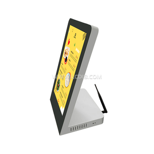 Desktop Rounded Corner Advertising Player 15.6 Inches 10.1 Inches Desktop Video Touch Advertising Player <strong>with</strong> Metal Frame Silver - Product Image 2