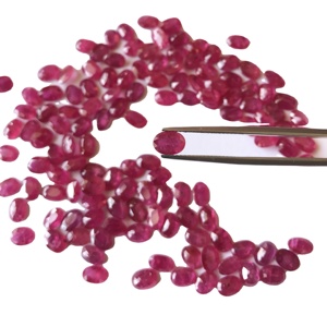 7x5mm Oval Natural <strong>Ruby</strong> Loose Gemstones Faceted Mozambique <strong>Ruby</strong> Natural Stone for Jewelry Making Wholesale <strong>Price</strong> Vivaaz Gems - Product Image 4