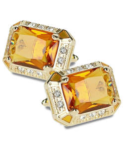 Vittorio Vico Large Rectangular Crystal Color Stone Cufflinks CL73XX Series Fashionable Shirt Accessory at Wholesale Supply - Product Image 1