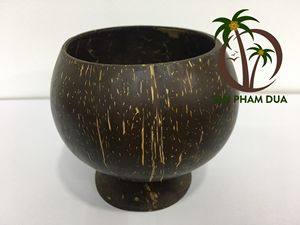 椰子冰淇淋杯/椰子壳杯饮茶定制商标供应商越南椰子杯/咖啡杯 - Product Image 2