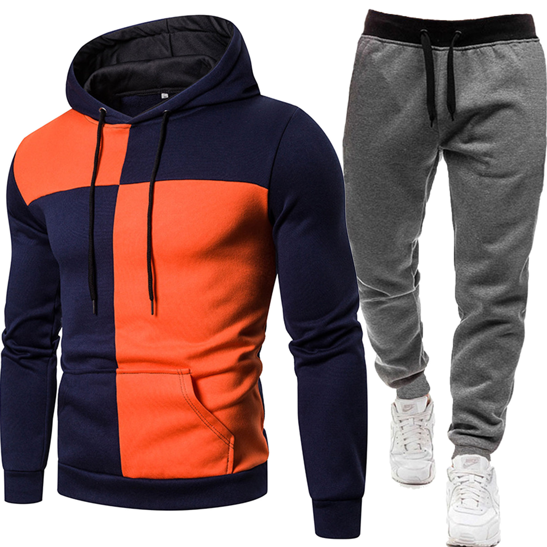 Orange + Dark Gray