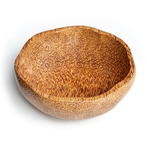 Neues Design Holz Kokosnuss schalen bestes Geschirr serviert Holz schale benutzer definierte gravierte Logo akzeptieren