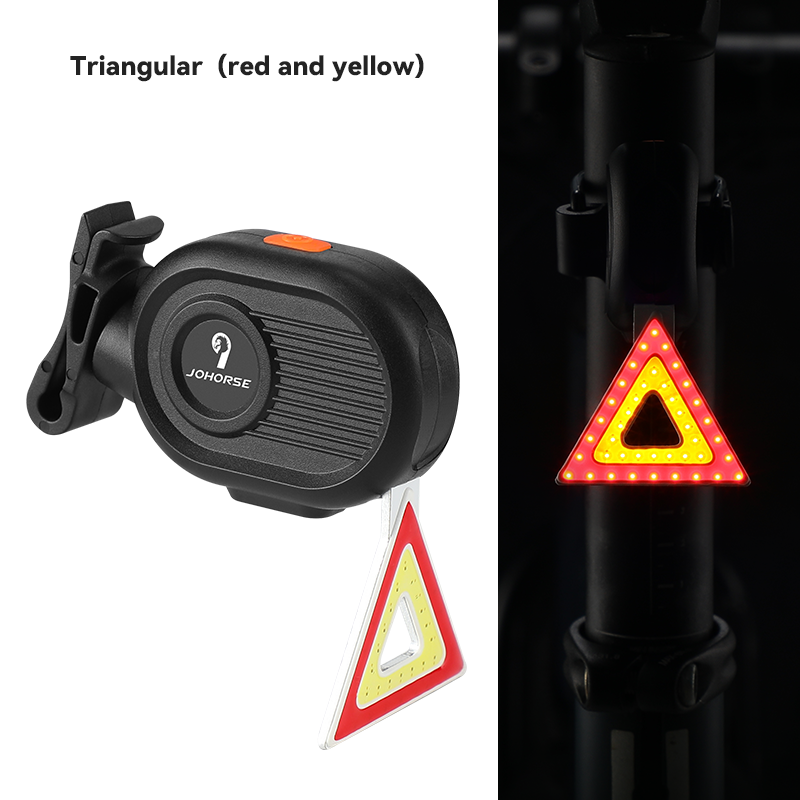 Triangle Shape Red Light