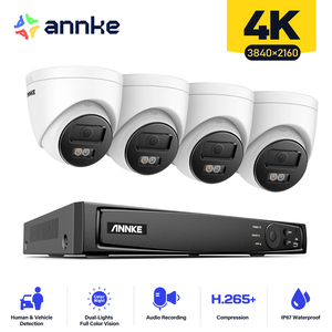 ANNKE 8-<strong>Channel</strong> 4K Ultra HD H.265+ POE NVR Security Camera System with AI Smart Dual Light Micro 8MP Video Cameras - Product Image 5