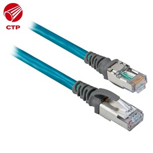 Industrielles FTP CAT6-Ethernet-Kabel IP20-EMI-beständig mit CU-Kern und RJ45-Snag-less-Design für Factory Office-Netzwerke