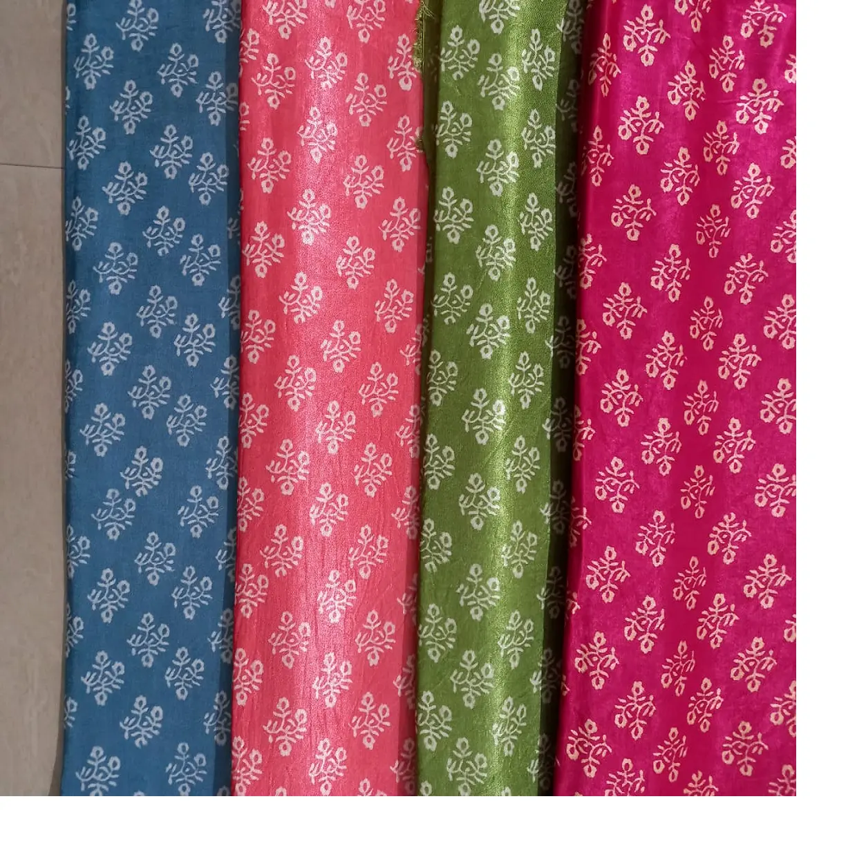 Mashru-Telas tejidas a mano con estampado personalizado, diseñador de vestidos y tienda de suministros para reventa, diseño Con motivo en 4 colores