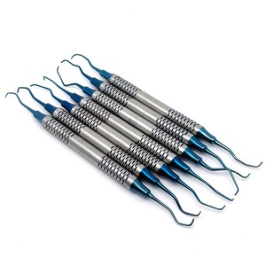 7 adet diş Gracey Curette kiti-Periodontal kemik Curettes & diş temizleme ölçekleyici seti | Diş Perio enstrüman araçları # cerrahi