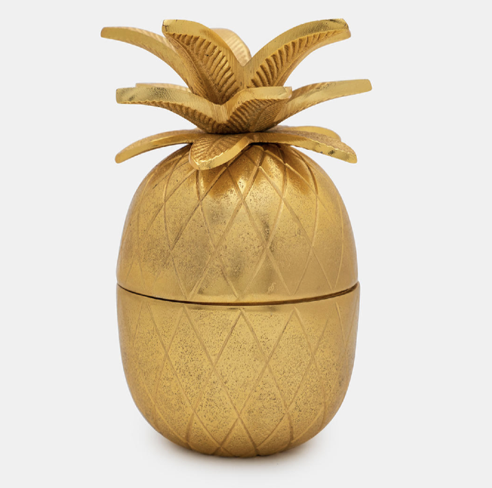 Pineapple Urn Vase Gold