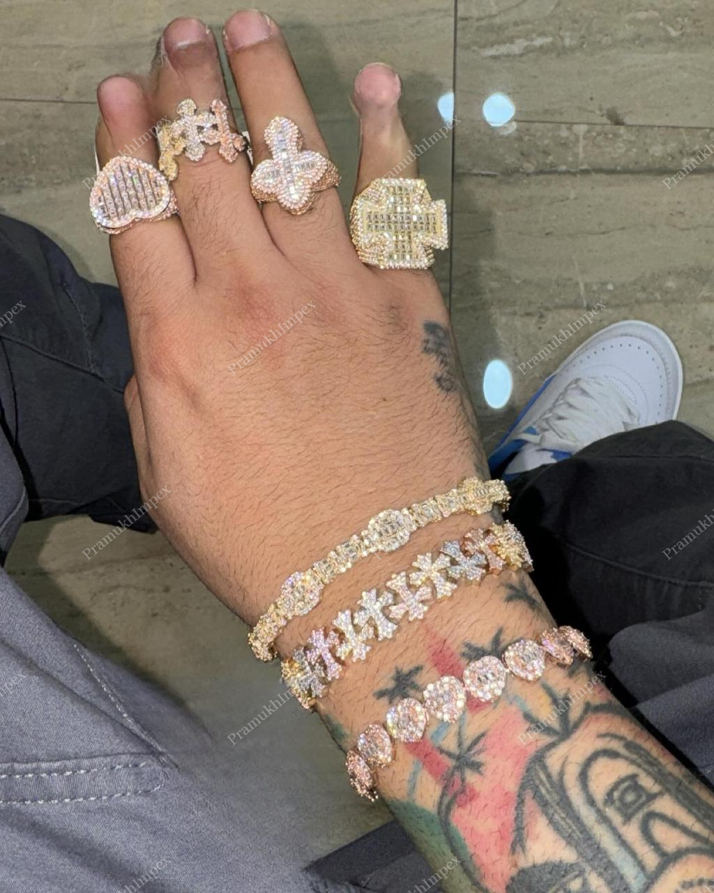 White Gold Plated