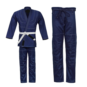 Jitsu GI BJJ GI แบบไม่มีลายใส่ได้ทั้งชายและหญิงมีคุณสมบัติยืดตรงจากแบรนด์และวัสดุที่สามารถปรับแต่งได้ - Product Image 6