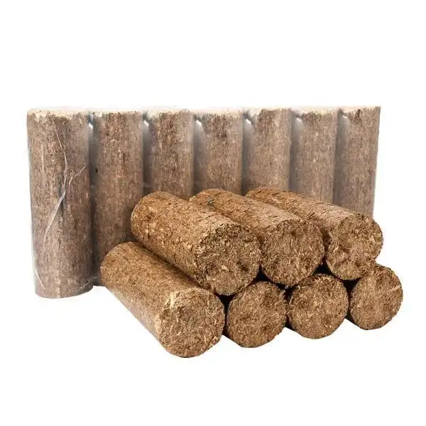 Les briquettes RUF sont fabriquées à partir de 100% de scie vierge compressée et de hêtre sans additifs ni produits chimiques