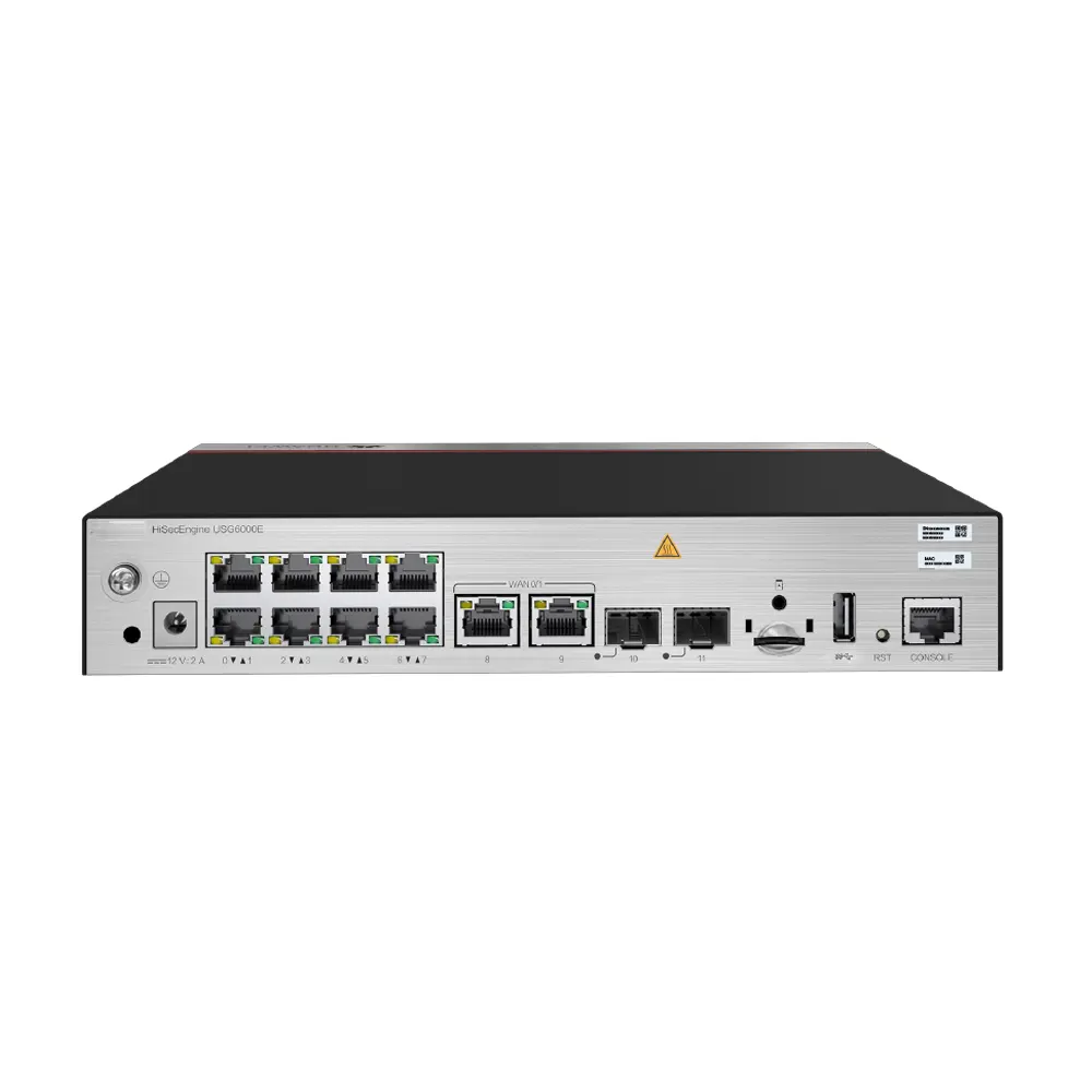 새로운 02352QUV USG6311E-AC 보안 방화벽 10 * GE RJ45 + 2 * GE SFP,1 * 전원 어댑터, SSL VPN 100 사용자 포함