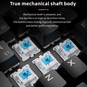 Mini Teclado mecánico con interruptor lineal inalámbrico con cable 60% blanco de fábrica para computadora ipad - Product Image 3