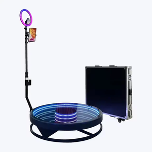Led ayna Infinity cam 360 fotoğraf kabini 360 Video Booth Spincam Photoboot kamera 360 derece Photobooth makinesi - Product Image 6
