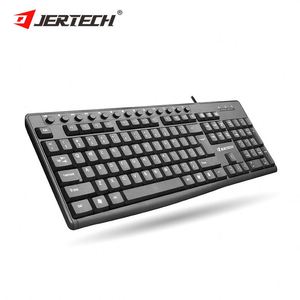 JERTECH K100 USB tipo escritor ordenador teclas Multimedia incluyendo idioma árabe elegante tableta teclado QWERTY