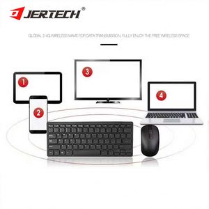 Ergonomic Slim Wireless <strong>Keyboard</strong> <strong>Mouse</strong> Set for Windows Laptop PC &amp; Notebook Round Key Design Stylish Tablet Mechanical Operation - Product Image 6
