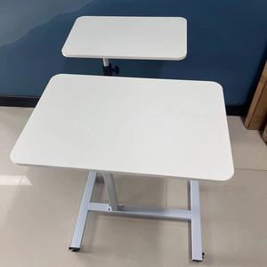 Escritorio ajustable multifuncional con mesa giratoria y mesa de ordenador con patas ajustables en altura con ruedas - Product Image 5