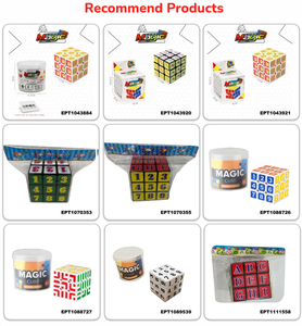 Dollartoys khuyến mãi 5.3cm chữ và số <span class=keywords><strong>Cube</strong></span> ma thuật <span class=keywords><strong>3x3</strong></span> RUBIX Cubes đồ chơi logic - Product Image 4