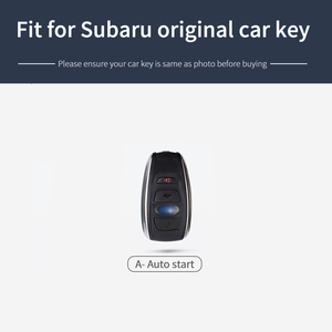 Çinko alaşım araba akıllı anahtar kılıf kapak kabuk için Subaru BRZ Forester Legacy Outback WRX STI Impreza XV Fob koruyucu Fob - Product Image 2