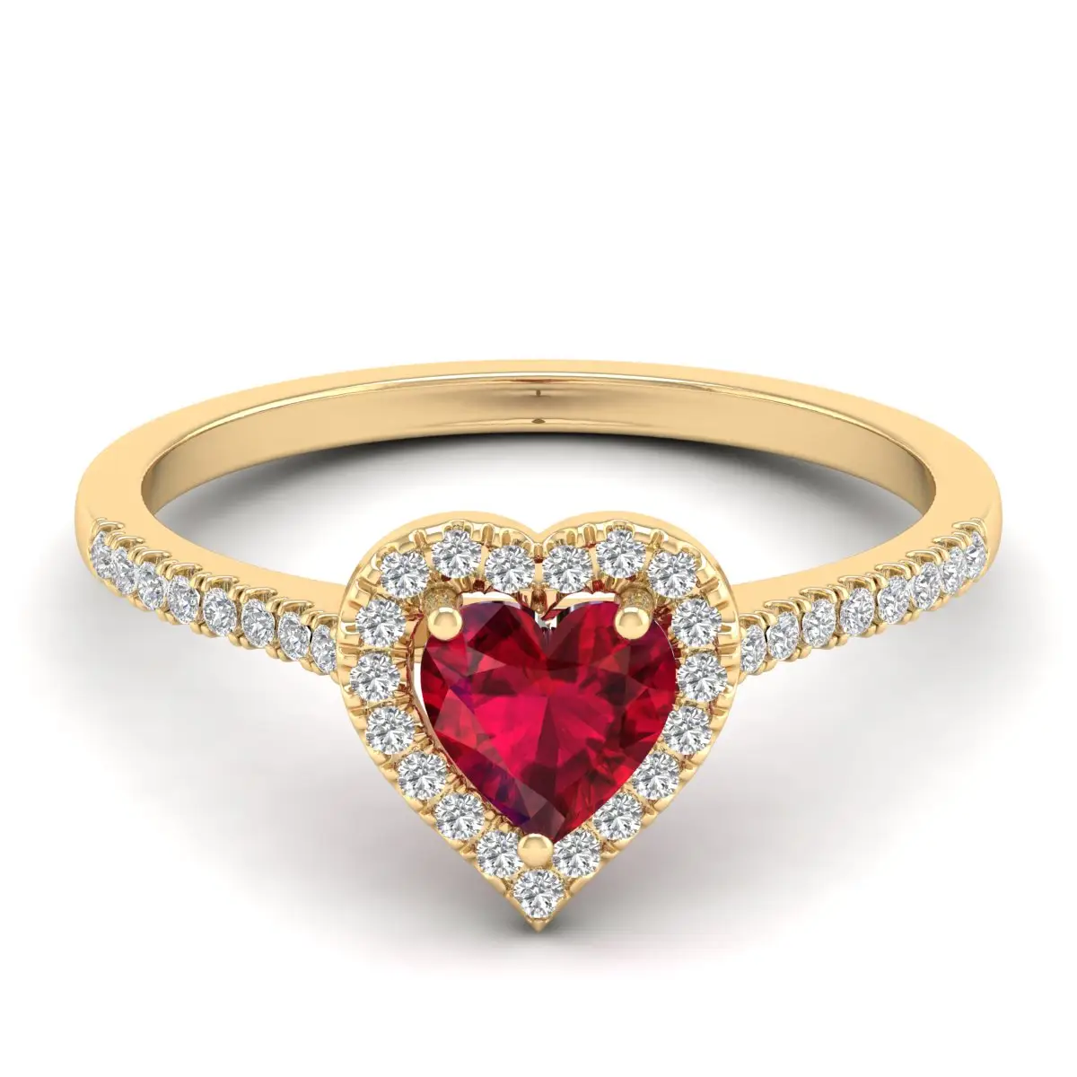 Vintage Real Natural Diamond Big Ruby Gemstone Mujer Personalizada 18K Sólido Anillo de Oro Amarillo Único Joyería Fina Anillos Personalizados