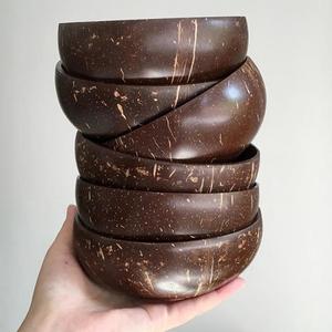 ココナッツシェル食品ボウルカスタムロゴ彫刻とカスタム包装