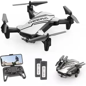 Dronehint D20ファクトリーシールドドローン4K HDカメラ付き3速高度ホールドタップでGPS機能を飛ぶ初心者向け - Product Image 1