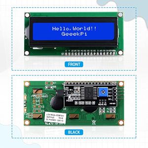 Aismartlink I2C 1602 Display LCD modulo 16x2 caratteri seriale blu retroilluminazione modulo LCD per Raspberry Pi STM32 DIY Maker - Product Image 2